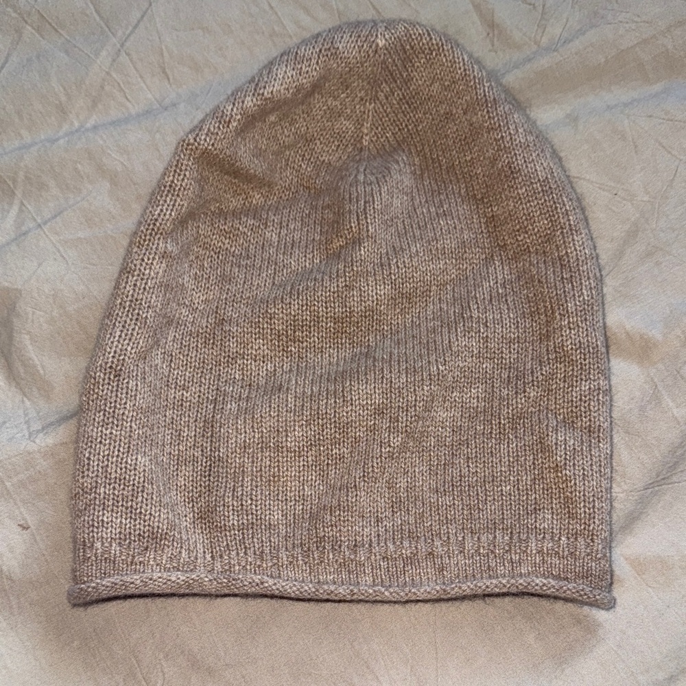 Quince Brown Knit Beanie